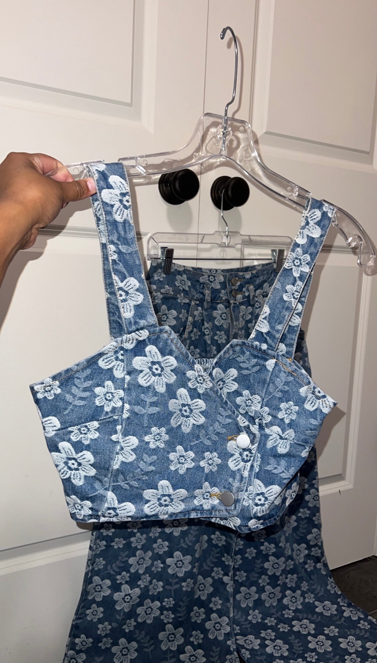 Denim Flower 2 Piece (Small)