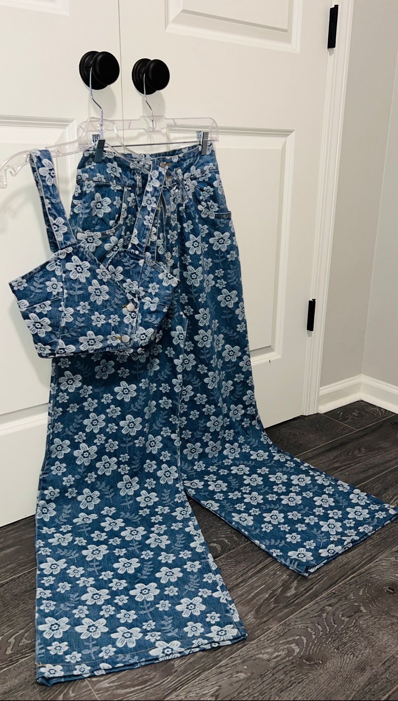 Denim Flower 2 Piece (Small)