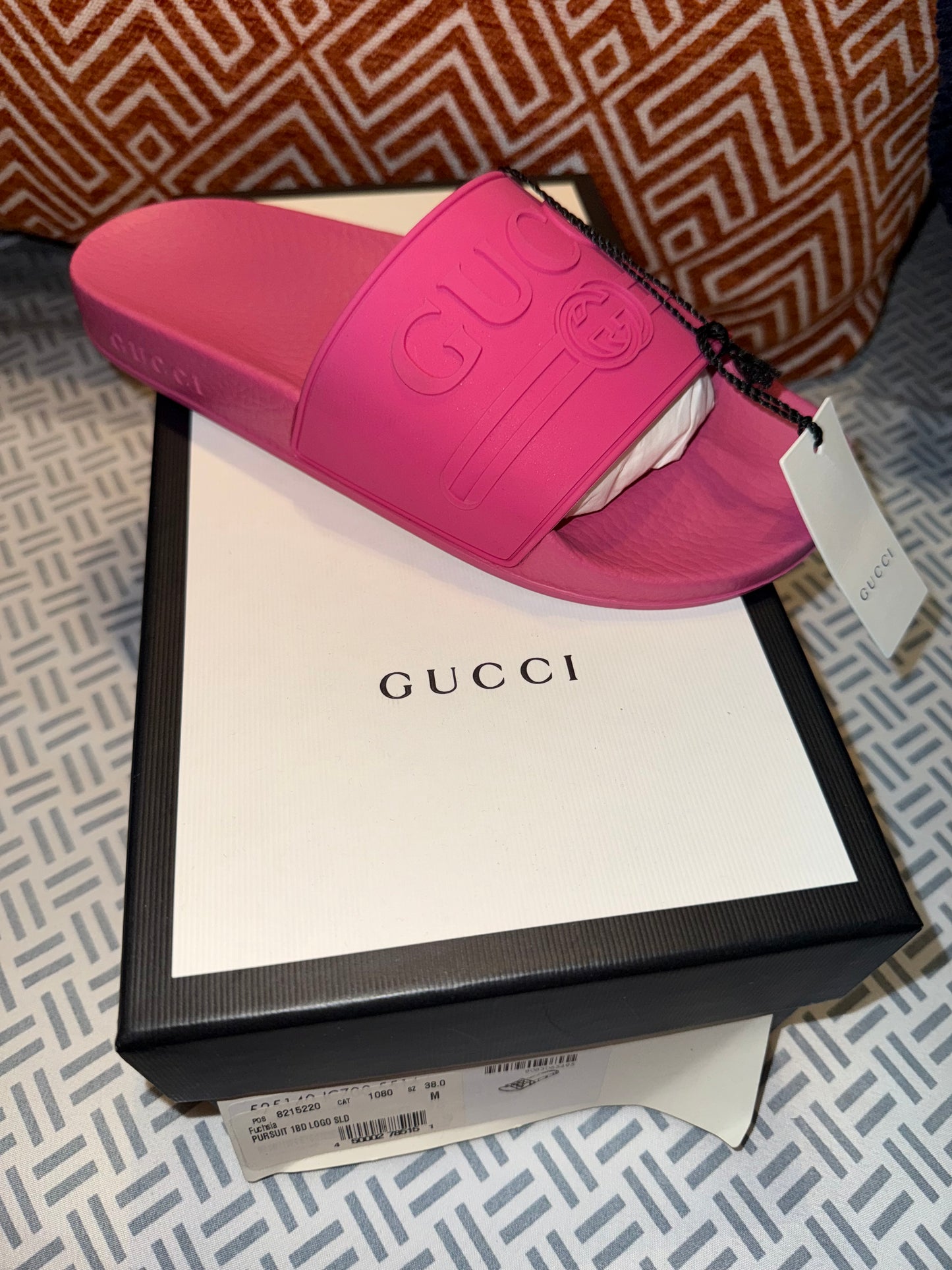 Gucci Pool Slides (Size 38)