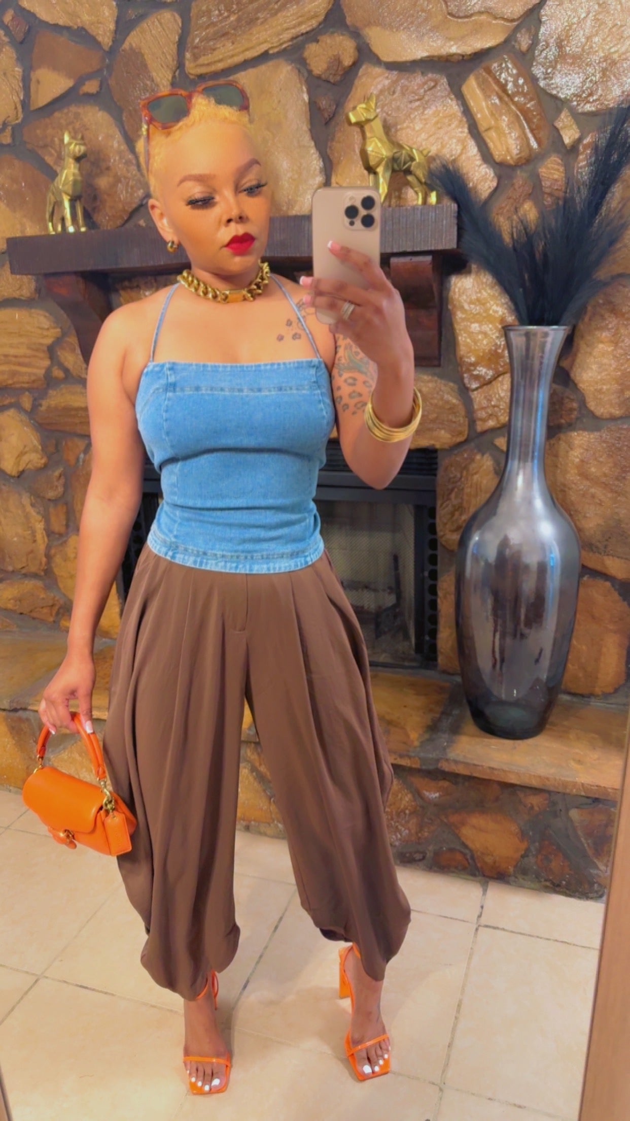 Double Dutch Denim Top
