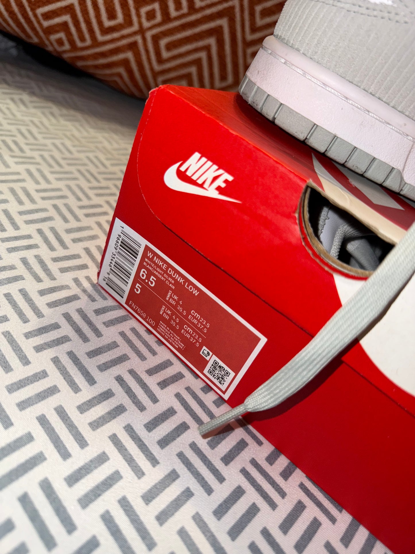 Grey Dunks (Size 6.5)