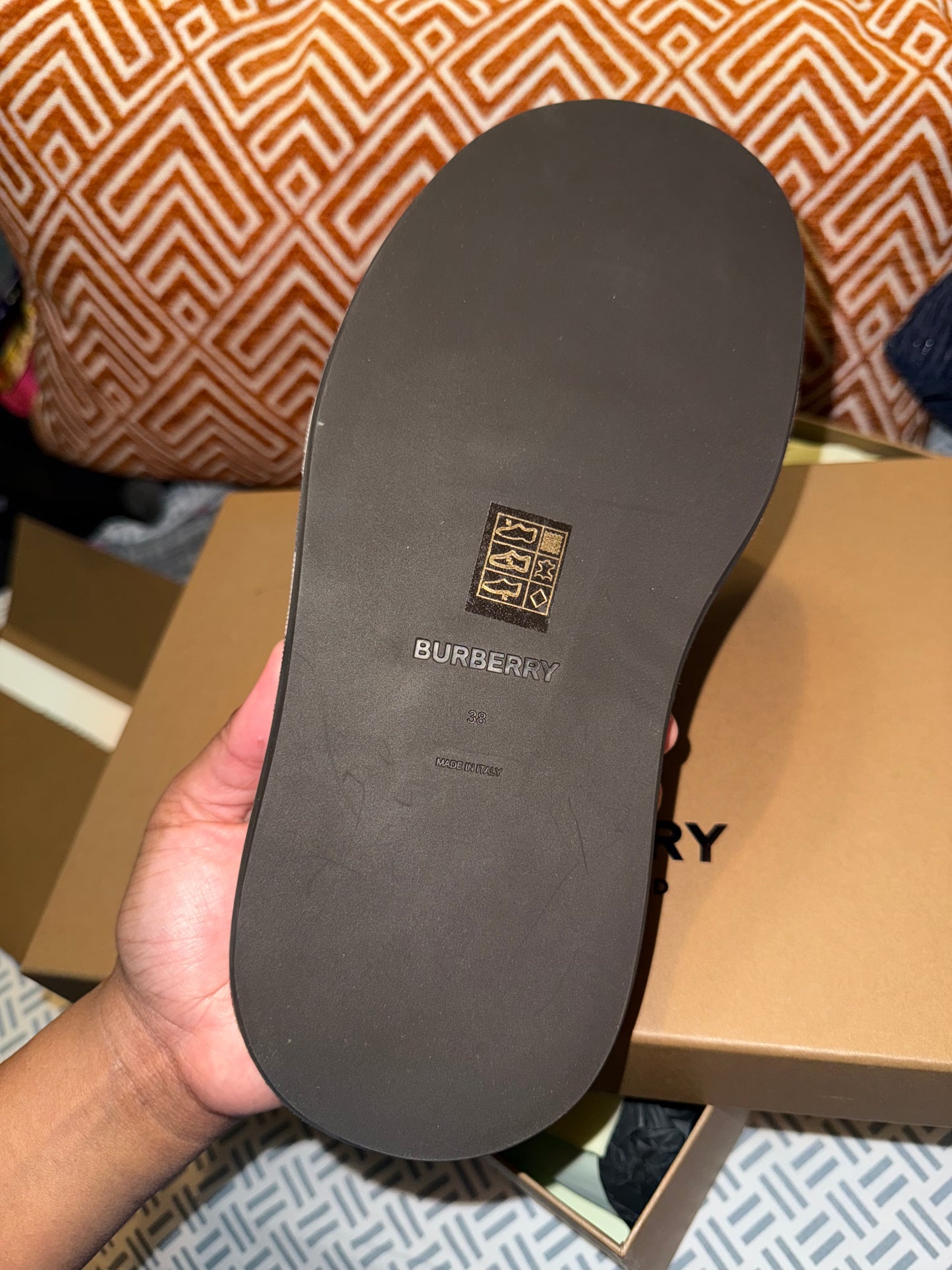 BurBerry Slides (Size 38)