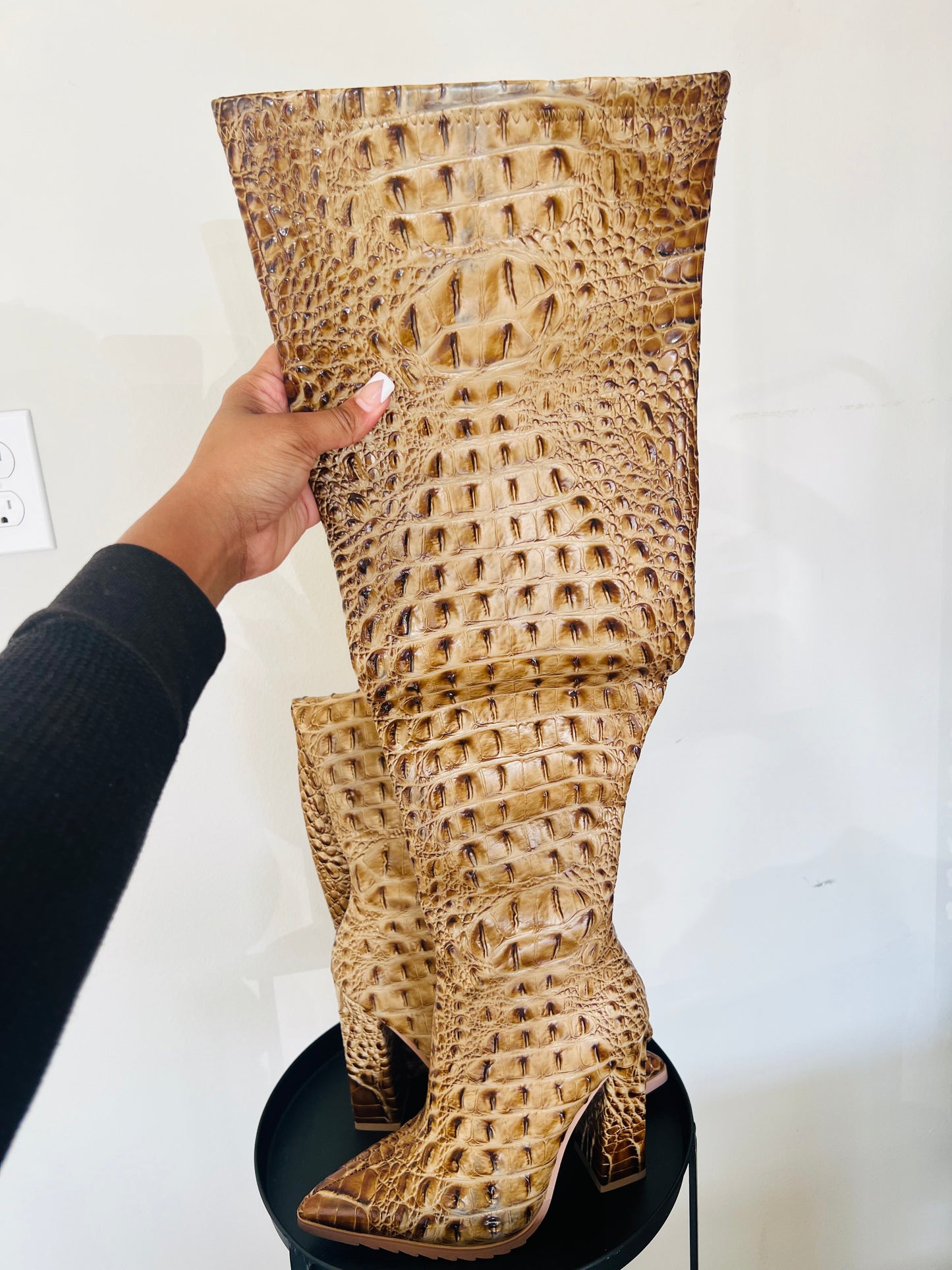 Crocodile Boots (Size 37)