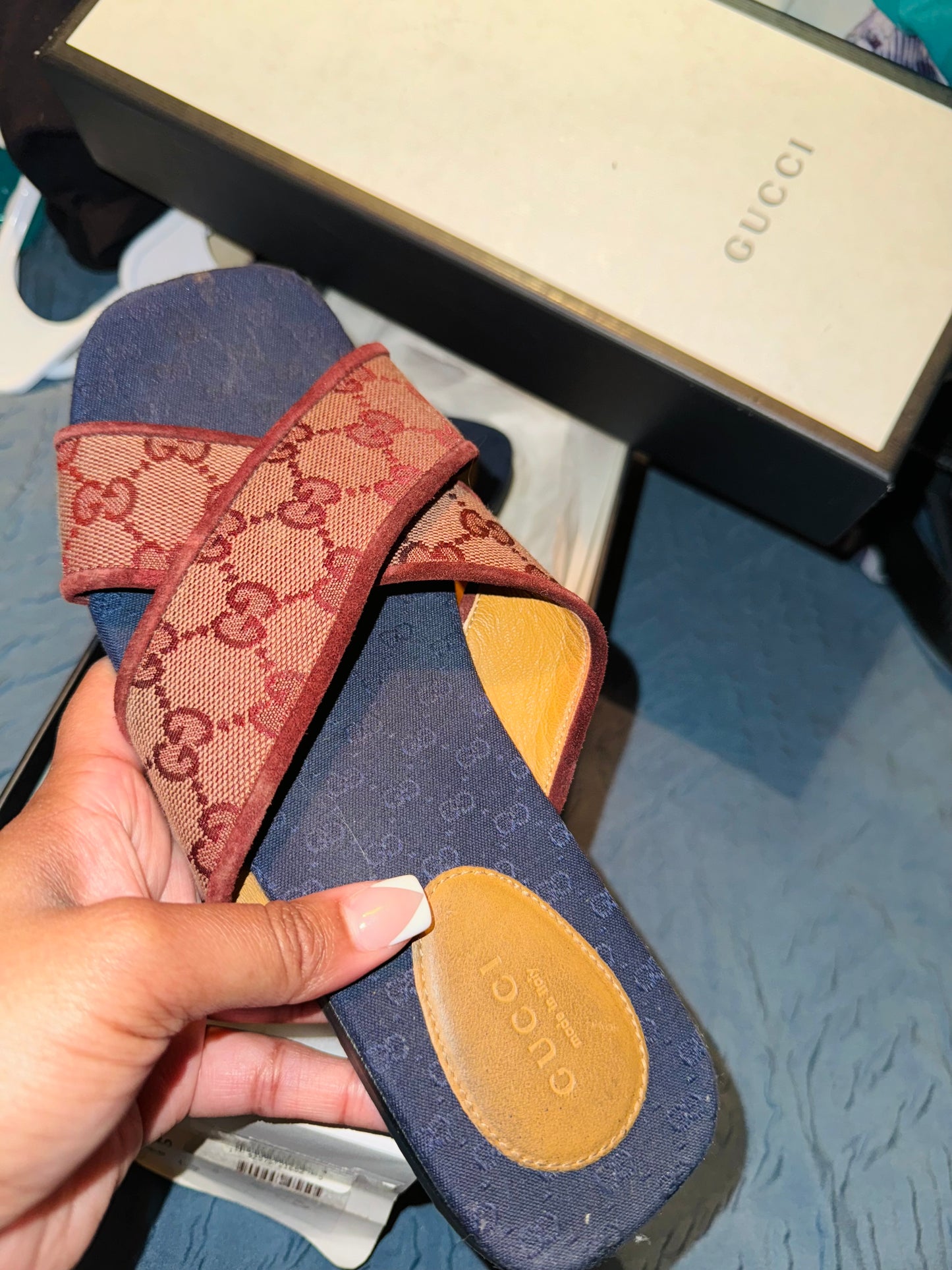 Vintage Gucci Slides-Size 38