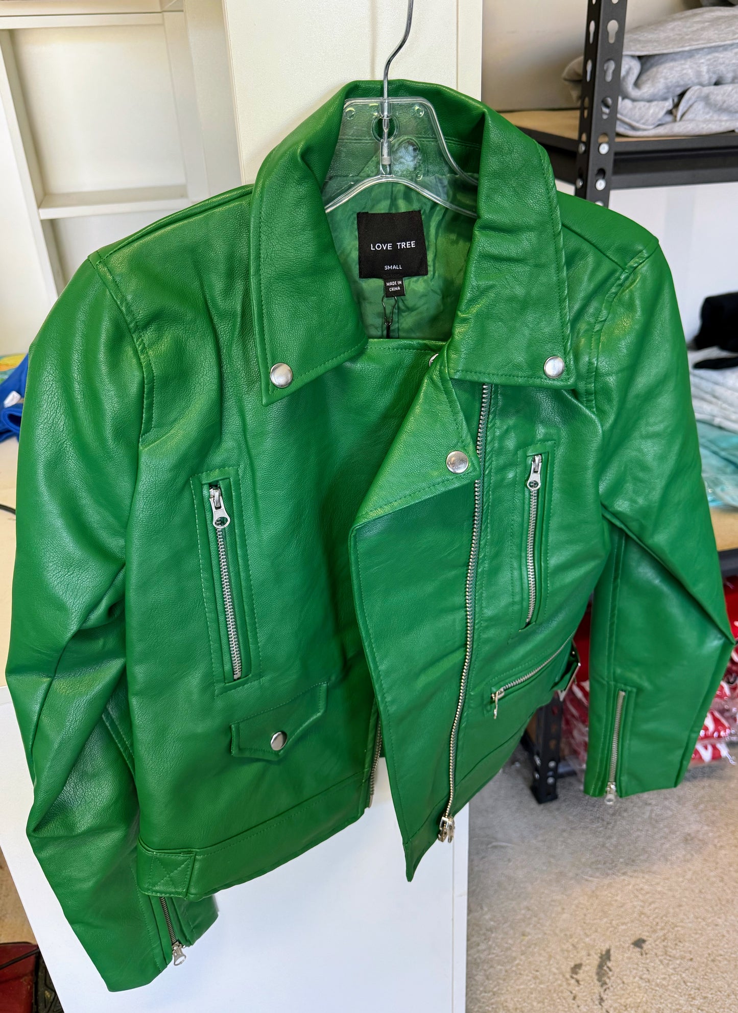 Green Leather Jacket