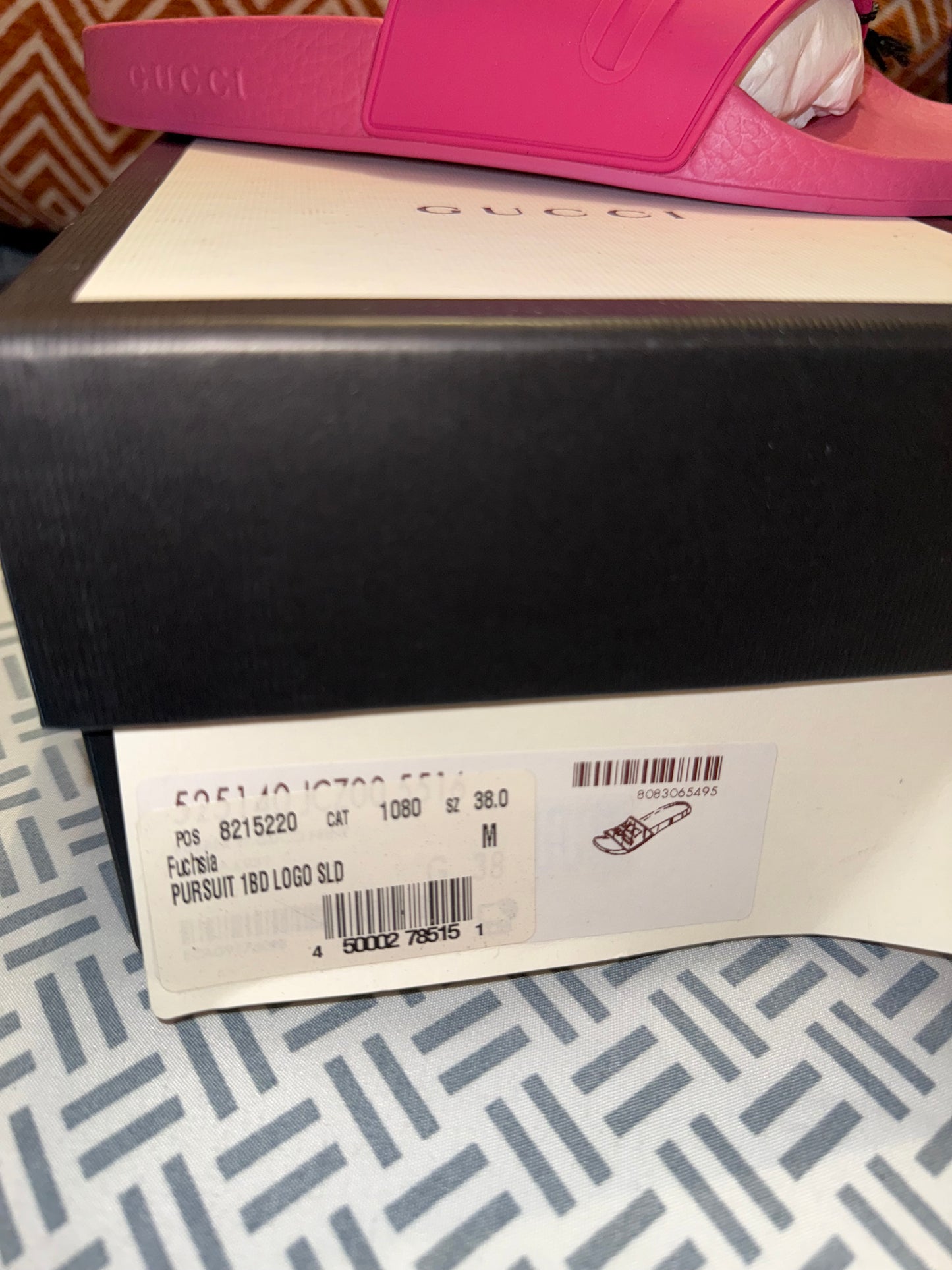 Gucci Pool Slides (Size 38)