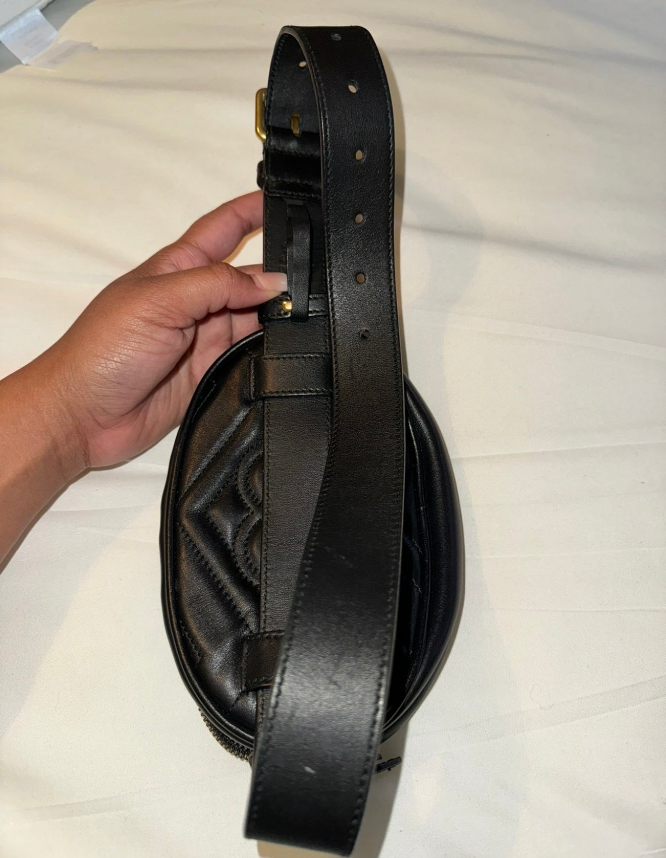Calfskin Matelasse GG Marmont BeltBag