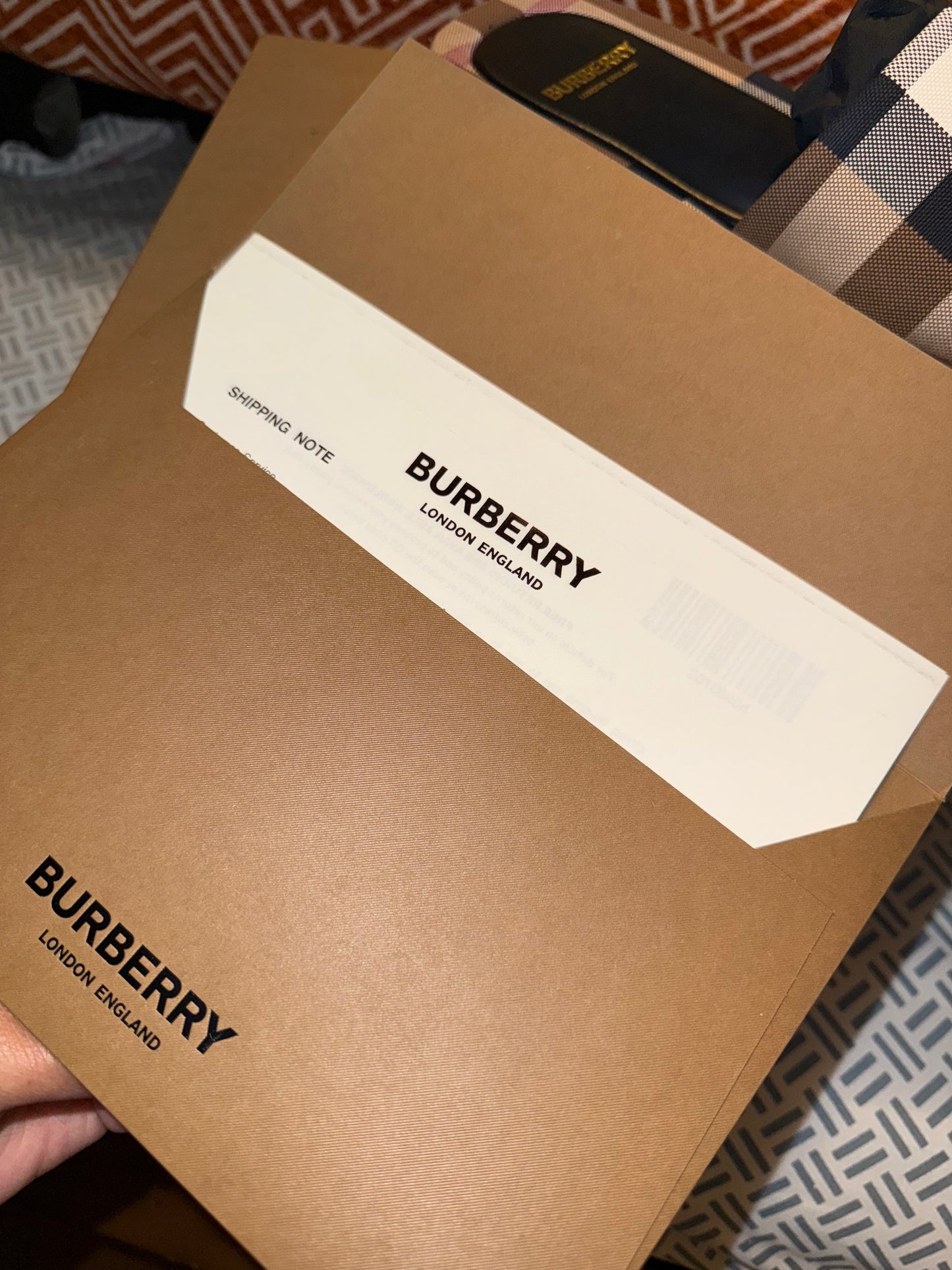 BurBerry Slides (Size 38)