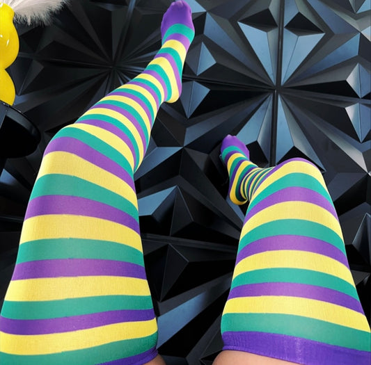 Mardi Gras Stockings