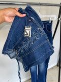 Denim 2 Piece Corset Set (XS)