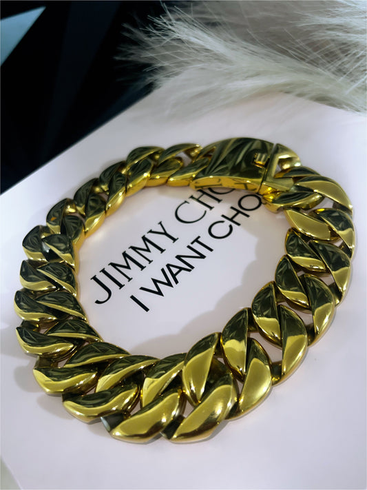 Cuban Choker:Gold