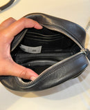 Versace Virtus Quilted Leather Camera Style Bag