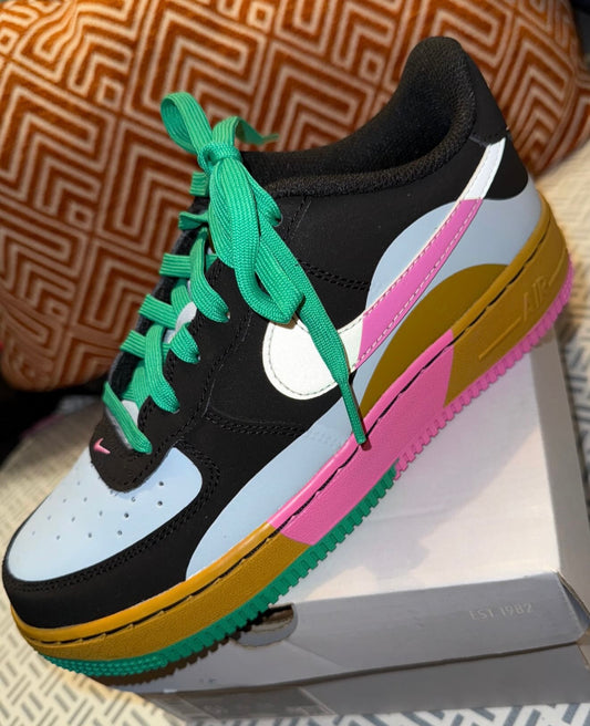 Camo Pink Nikes (Size 5)