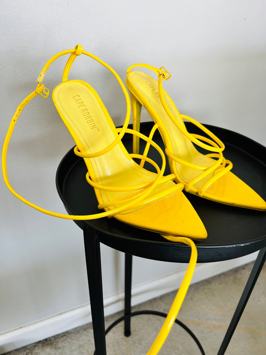 Yellow Heels (Size 7)