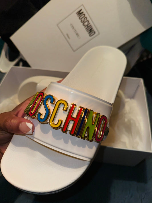 Moschino Slides -Size 39