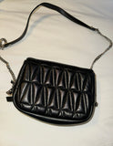 Versace Virtus Quilted Leather Camera Style Bag