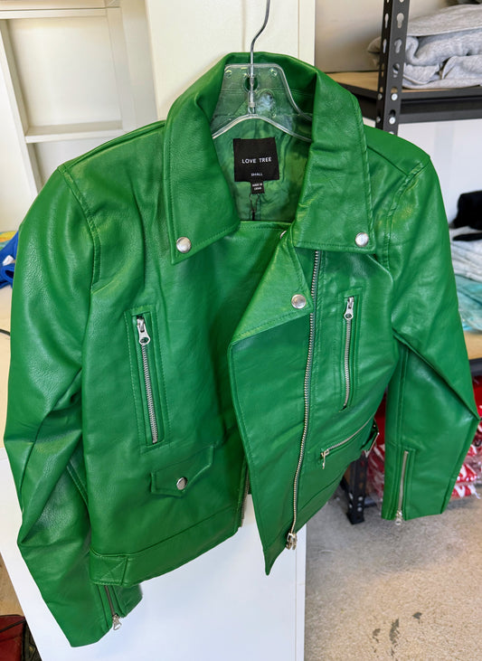 Green Leather Jacket