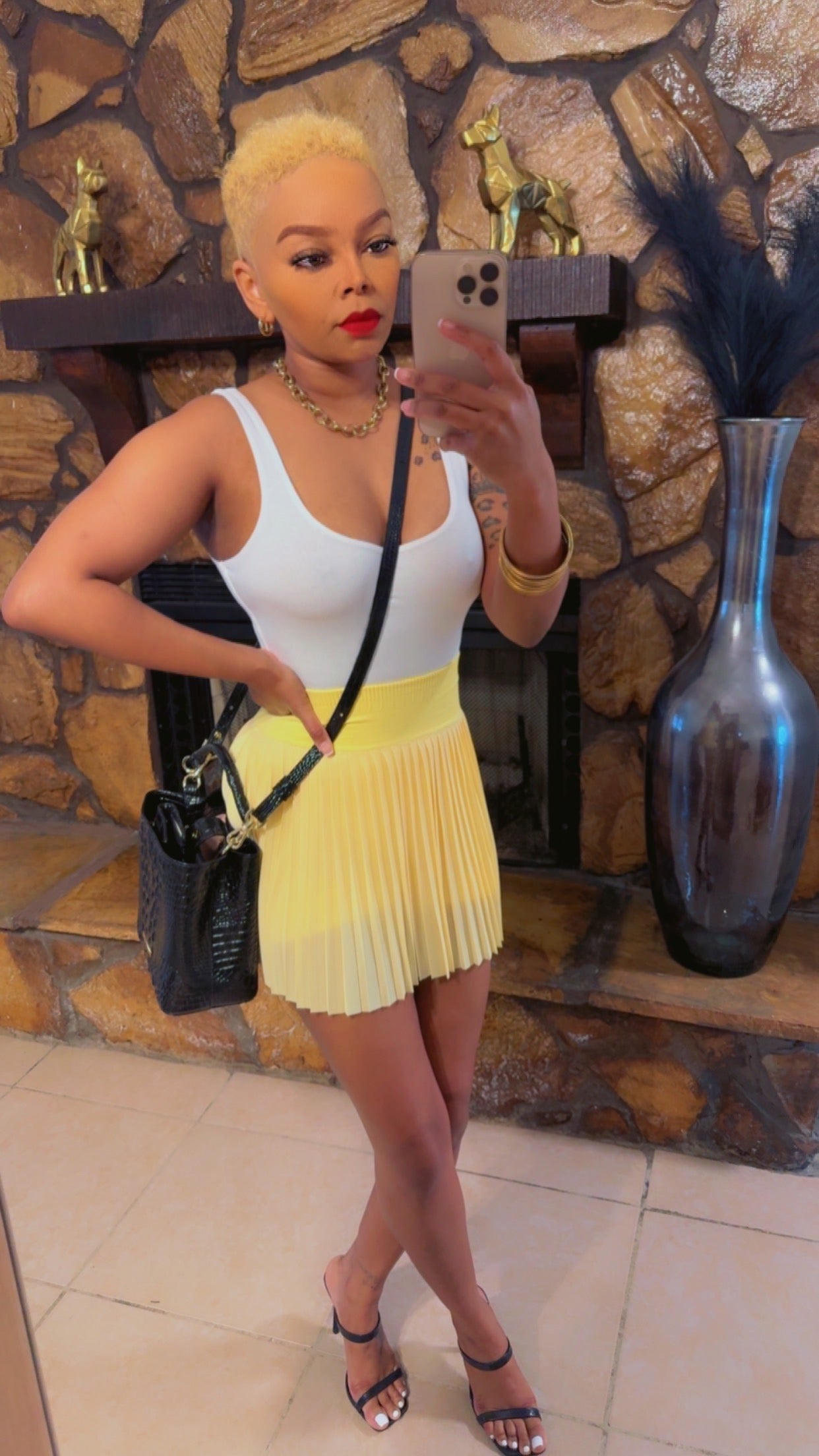 Skater Skort |Yellow|