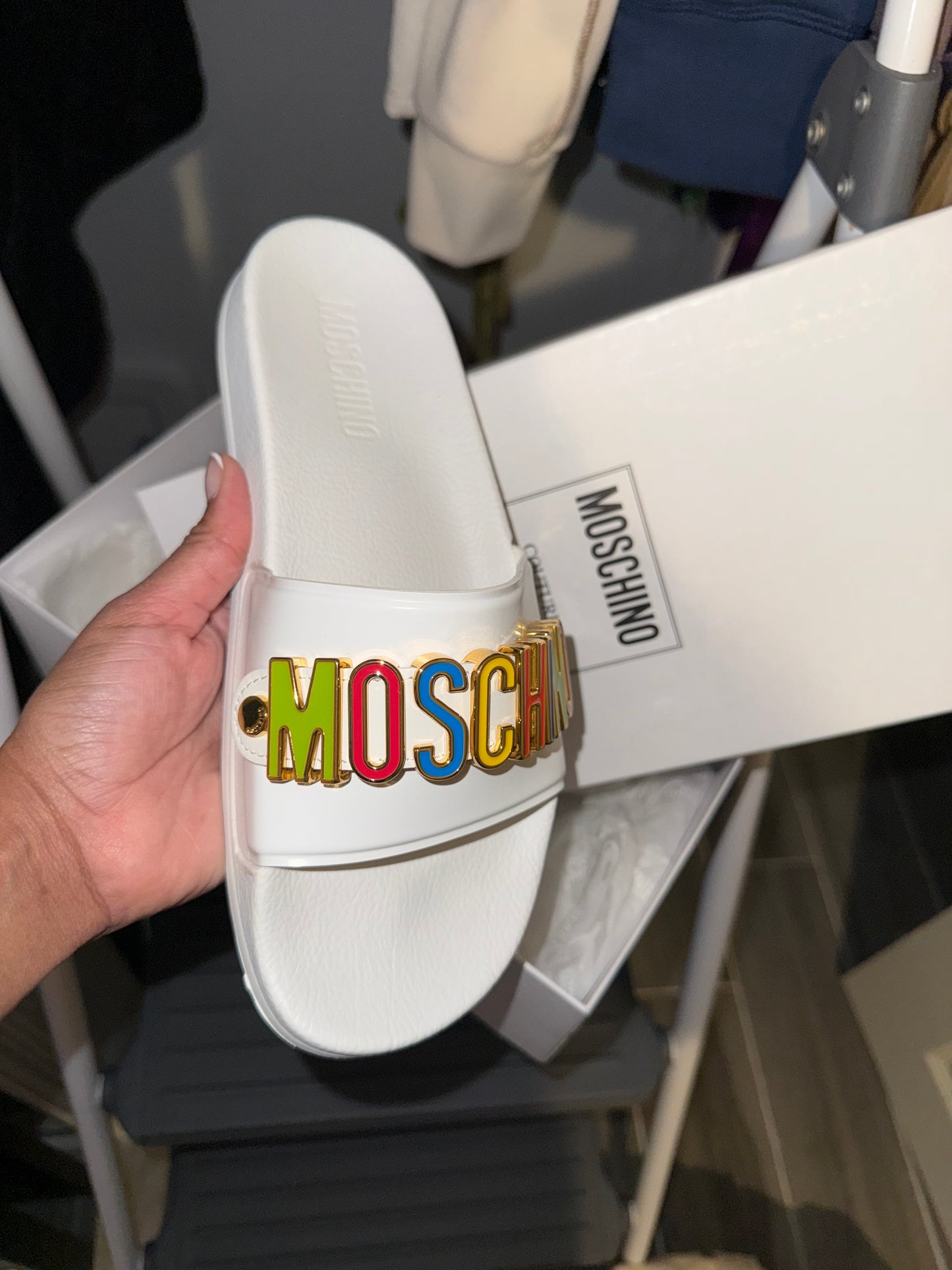 Moschino Slides -Size 39