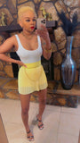 Skater Skort |Yellow|