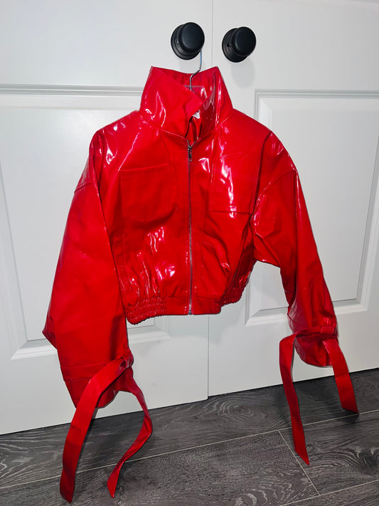 Latex Jacket:Red (S/M)
